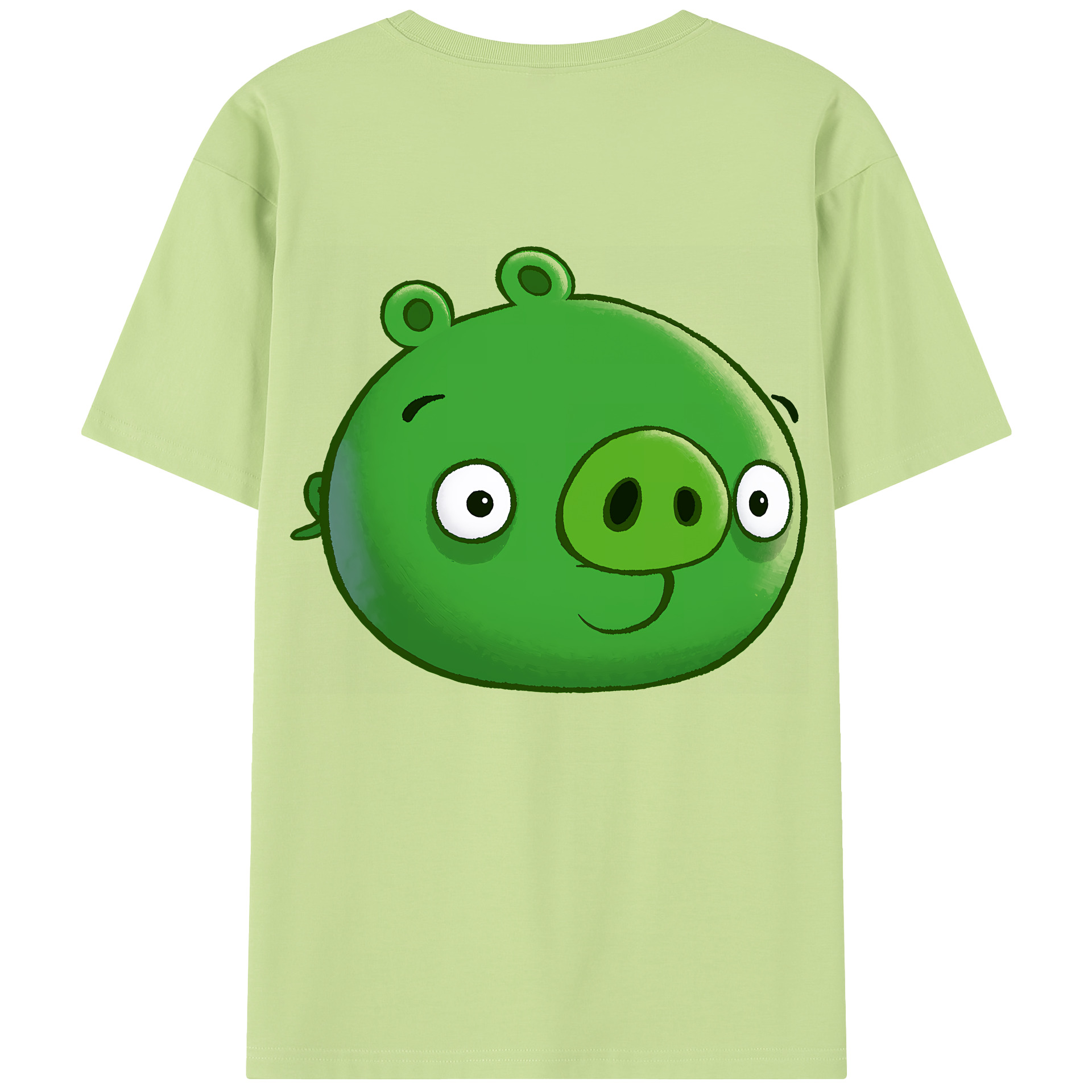 （画像用） Angry Birds アングリーバード 綿100％半袖Tシャツ（背面プリント）